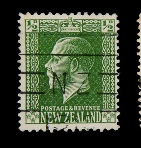 New Zealand / 1912 1/ 2d Green / King George V / Used - Picture 1 of 1