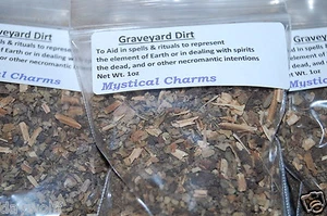 Auténtico bolso Graveyard Dirt 1 oz, vudú, hoodoo, santería, la bruja buena - Imagen 1 de 12