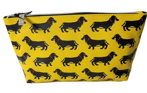 DACHSHUND New Health/Beauty/Travel Bag by Marc Tetro w ANIMAL-FREE 100% PVC - Picture 1 of 7