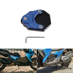 Blue Side Stand Pad Kickstand Enlarger Extension Plate For BMW C400 GT/X '19-21 - Picture 1 of 8