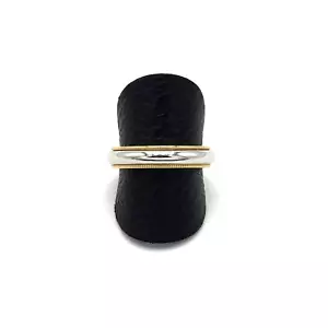 Tiffany & Co. Together Ehering aus 750 Gelbgold &950 Platin,Gr.49 +Goldflori Box - Bild 1 von 3