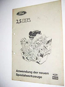 Reparaturanleitung Spezialwerkzeuge Ford 2,5Di / Heft Din A 4 - Bild 1 von 1
