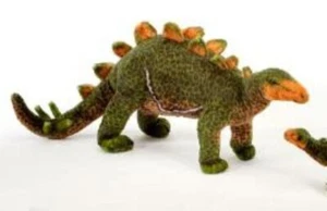 New Fiesta Toys Realistic Stegosaurus Stuffed Dinosaur Plush Green Animal - Picture 1 of 1