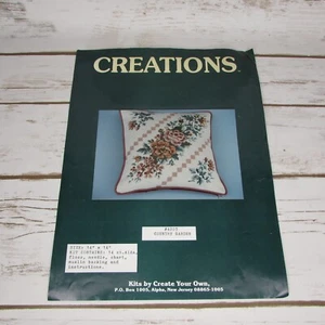 Kit de almohada Creations Country Garden floral contado punto de cruz 4203 - Imagen 1 de 7