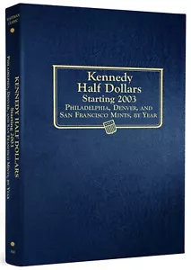 Whitman klassisches Album 4773/5045 Kennedy halber Dollar 2003-2025 PD&S Buch 50 - Bild 1 von 6