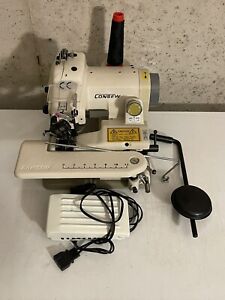 Vintage CONSEW LWX6T Industrial Sewing Machine W/ Foot Pedal Heavy Duty