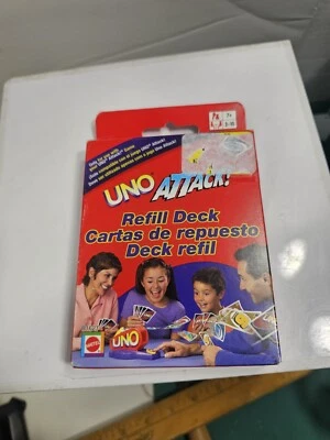 NEW Mattel UNO ATTACK 112 Game Replacement Cards Factory Sealed Original 2007 - Image 1 of 3