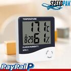 Digital Temperature Gauge Portable Weather Station Clock for Weather Air Quality