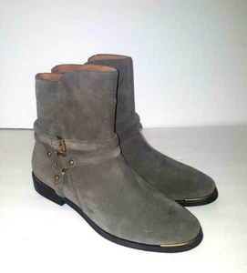 NEW IN BOX! WOMEN'S KELBY MOUSE SUEDE HARNESS ANKLE BOOTS BOOTIES SIZE: 11 - Picture 1 of 8
