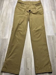 Lululemon Mens ABC Classic Pants *34 Artifact Tan Size 30 Warpstreme City Casual - Picture 1 of 13
