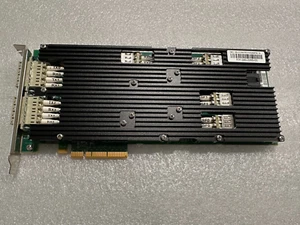 Adaptateur serveur dérivation PCI-e Silicom PE310G4BPI9-SRD-SD Quad Port Fiber SR 10 Go - Photo 1/6
