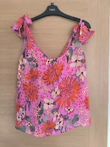 SEZANE - Women’s silk Top, floral print, Size EUR 36 / UK 8 - Picture 1 of 9