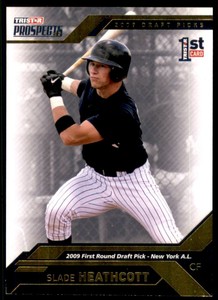 2009 TRISTAR Prospects Plus Gold #24a Slade Heathcott /50