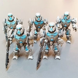 5 Stück Halo Mega Bloks Construx Convenant Blue Banished Brute Figuren Spielzeug  - Bild 1 von 3