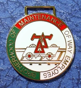 Brotherhood of Maintenance of Way Employes Eisenbahn Zug Logo Uhrenanhänger - Bild 1 von 1