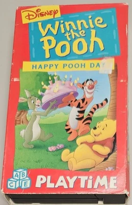 Winnie the Pooh - Pooh Playtime - Happy Pooh Day (VHS, 1996) - Image 1 of 3