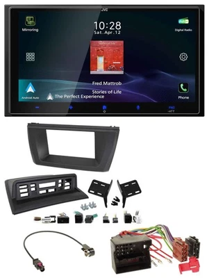 JVC USB Bluetooth 2DIN DAB MP3 Autoradio für BMW X3 E83 2004-2010 mittig - Bild 1 von 4