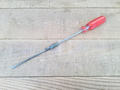 Stanley No. 66-138 Flat Head Screw Holding Long Reach Screwdriver - Image 1 of 4