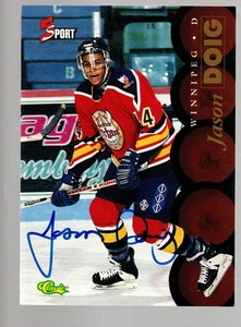 1995 Classic Five Sport Autograph #154 Jason Doig - Bild 1 von 1