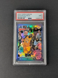 Shaquille O’Neal 2002 Topps Chrome #1 Refractor PSA 9 Mint - Bild 1 von 2