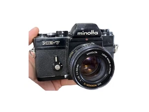 :[EX+] Minolta XE-7 35mm Film SLR Camera w/ MD ROKKOR-x 50mm f/1.4 Lens - Picture 1 of 16