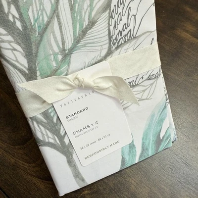 ¡NUEVO! JUEGO DE 2 FARSA COSTERA PERCAL GRANERO DEL MAR CERÁMICA, CAPARAZÓN ESTÁNDAR PLAYA CORAL Foto 1 de 4