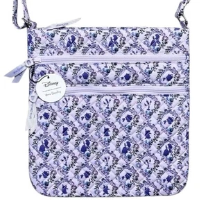Vera Bradley Disney Beauty and the Beast Triple Zip Hipster NWT  - Picture 1 of 6