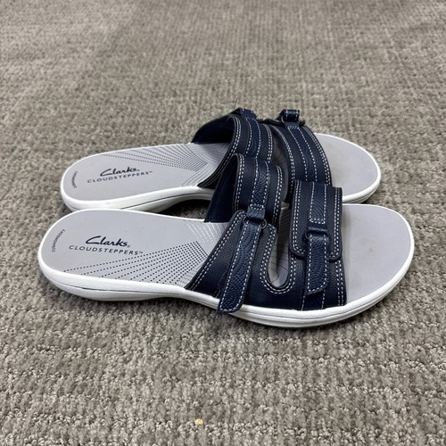 CLARKS Sandali Clark’s blu grigio donna taglia 9