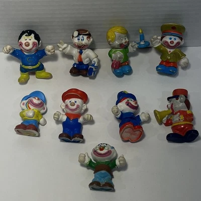 Mego Corp Payaso Alrededor PVC Figuras Lote de 7 Juguetes Payasos De Colección Años 80! Foto 1 de 4