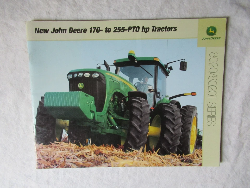 John Deere 8120t 8220t 8320t 8020 8020T Series Tractors Sales Brochure 36 Pages - Image 1 of 1