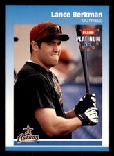 2002 Fleer Platinum  #185 Lance Berkman Houston Astros
