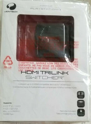 New Joytech HDMI Trilink Switcher Playstation 3 HD Blu-Ray 1080P - Image 1 of 2