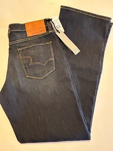 NWT BIG STAR Jeans Mens 32R 32x32 State Regular Boot Cut Blue Stitched Western - Picture 1 of 3