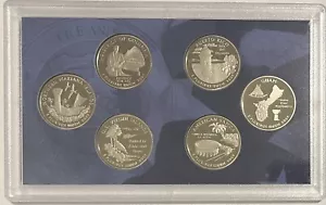 2009 S Proof Territorial 6 Coin Quarter Set No Box Or COA - Picture 1 of 2