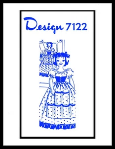 Adorable Niña SOPORTE DE ZAPATOS Muñeca JUGUETE Patrón de Costura De Colección DISEÑO MO # 7122 - Imagen 1 de 3