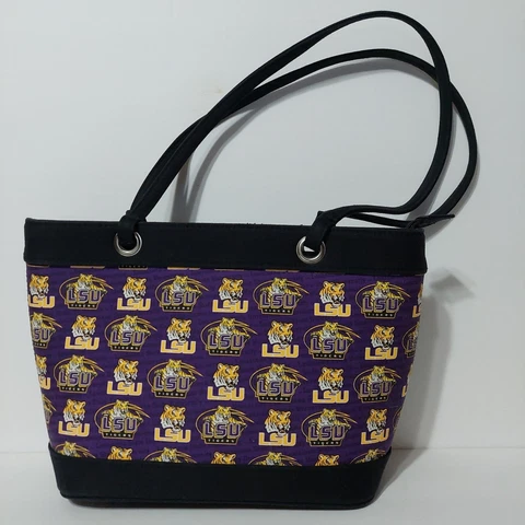 LSU Tigers Hand Bag Purse Louisiana State University Free Shipping Cover