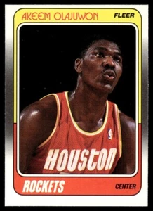 1988-89 Fleer Basketball Akeem Olajuwon Houston Rockets #53 - Picture 1 of 2