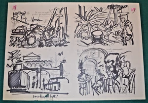 MAGNUS Original Comic Art Preliminare tavola originale 118/119 LO SCONOSCIUTO #1 - Picture 1 of 3