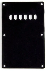 NEW BACKPLATE STRAT noire 1 ply pour guitare stratocaster - Picture 1 of 5