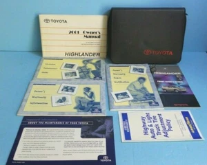 Toyota Highlander 2001 manual del propietario - Imagen 1 de 1