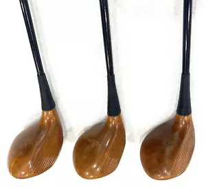 Vintage Wilson Turf Rider Jim Gallagher Model 425B 3 Persimmon Woods RH Refinish - Picture 1 of 12