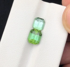 3.10 Cts Natural Blueish Green Tourmaline Gemstones @ Afghanistan - Picture 1 of 4