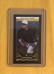 MANNY MACHADO 💎 2011✨ROOKIE✨CARD (BLACK BOARDER) MINI/TOBACCO “ LADY LUCK”