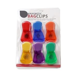 Magnetic Refrigerator Magnet Food Sealing Clip for Quick Snack Storage