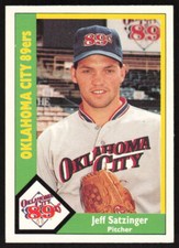 1990 CMC   Jeff Satzinger #158 Oklahoma City 89ers