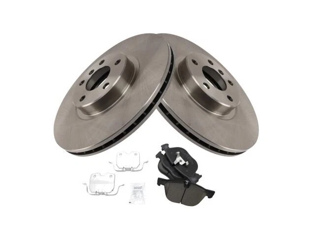 Kit de pastillas de freno y rotor delantero TRQ para BMW X5 2007-2013 89GXBT Foto 1 de 1