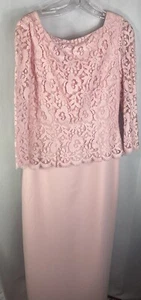 Talbots Pink Mother Of The Bride Dress Size 8 EUC - Picture 1 of 5