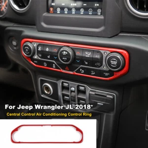 Air Conditioner Switch Cover Trim Center Control Decal For Jeep Wrangler JL JT - Picture 1 of 8
