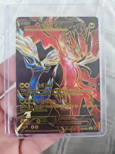 Yveltal EX Black Foil Fan Art Textured Collector Pokemon Card - Picture 1 of 5