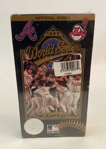 Atlanta Cleveland 1995 World Series Official Video VHS New Sealed Vintage - Picture 1 of 10